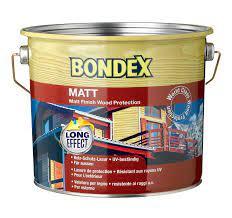 צבע מגן חצי שקוף בגימור מט BONDEX