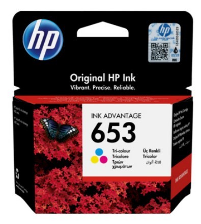 ראש דיו מקורי צבעוני HP 653