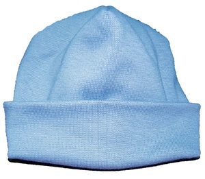 כובע לתינוק 0-6 חודשים (מושלם ליציאה מבית החולים) - תכלת