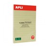 פתקיות ממו צהובות עם שורות APLI 100X150 (100 דף)