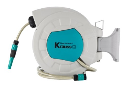 גלגלת אוטומטית עם צינור מים איכותי 30 מ' KR-30M-W Krauss