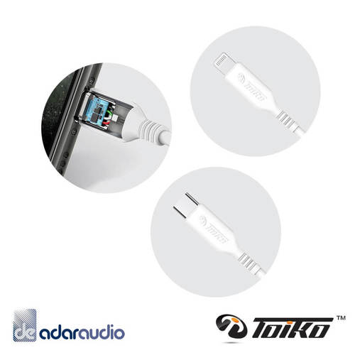 כבל USB-C/Lightning באורך 1 מטר - Toiko TC-Mi 