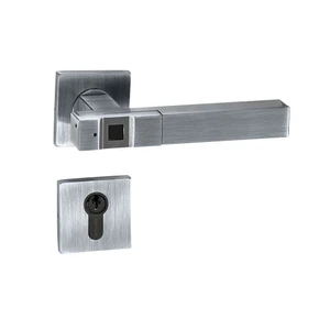 ידית טביעת אצבע מרובעת לדלת פנים Elock Interior Square - צבע ניקל