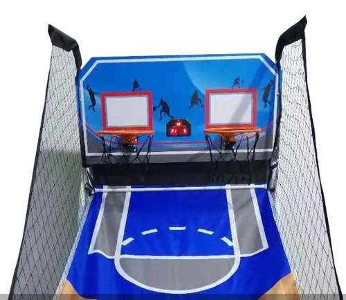 מתקן כדורסל זוגי אלקטרוני מתקפל SCORER