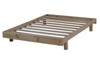 מיטה ברוחב וחצי מעץ מלא + מסגרת