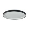 צמוד תקרה שחור RING-S 30W 38CM גוון אור משתנה בקליק