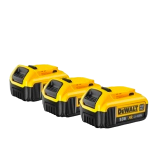 סט נטען 18V בראשלס DCH133 + DCF887 + DCD100 + שלוש סוללות DeWALT DCK372 BL 5Ah