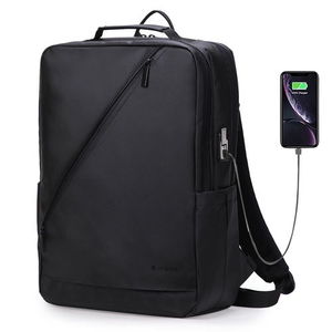 AOKING תיק גב מלבני למחשב עד "16 עם חיבור USB חיצוני