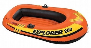 סירה מתנפחת לשניים דגם EXPLORER 200 עד משקל 95 ק"ג דגם 58330