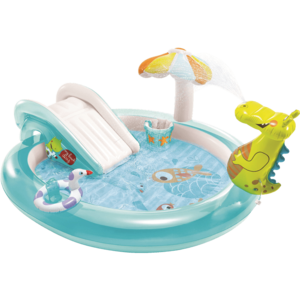 מרכז פעילות ובריכה מתנפחת לילדים - תנין דגם 57165