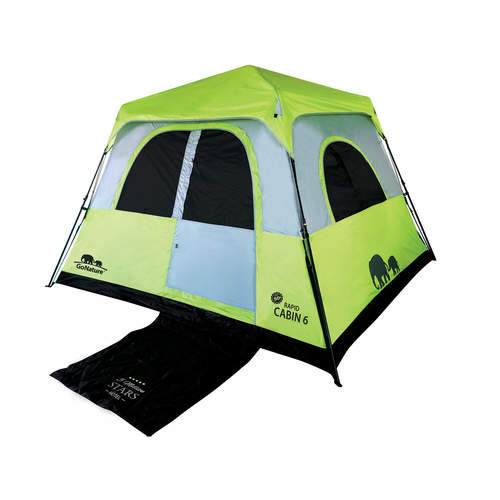 אוהל קמפינג ל-6 אנשים RAPID CABIN UPF50