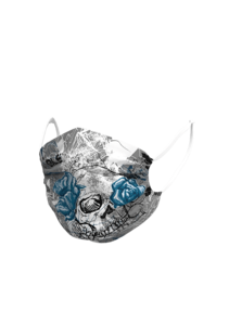 מסיכה רב שימושית ALE SKULL MASK שחור-אפור אנטיבקטריאלית