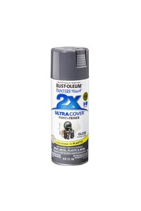 ספריי צבע 2X אפור כהה מבריק