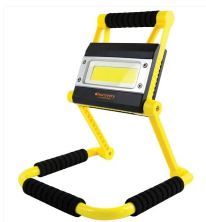 פנס חירום נייד עוצמתי מתכוונן Ds-240 כולל סוללת גיבוי לטעינת טלפון