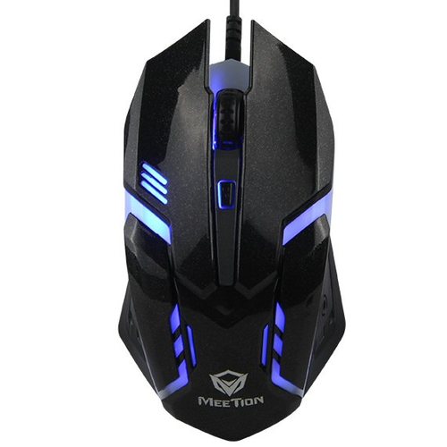 עכבר גיימינג ארגונומי חוטי Meetion Breathing LED Wired Backlit Gaming Mouse M371 