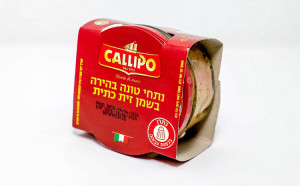 CALLIPO | טונה בהירה בשמן זית צנצנת 160 גרם