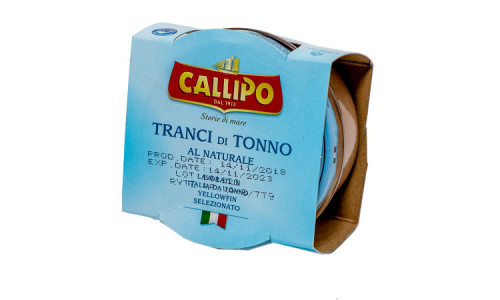 CALLIPO | טונה בהירה במים צנצנת 160 גרם