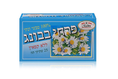 חליטת תה פרחי בבונג 25 שקיקים