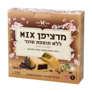 מארז חטיפי מרציפן בטעמים ללא סוכר 200 גרם