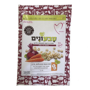 טבעונים - חטיף גזר וסלק 45 גרם
