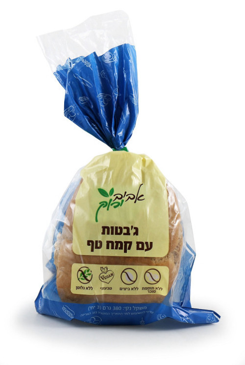 גבטות עם קמח טף 380 גרם אביב ירוק