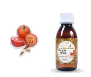 שמן זרעי ענבים 125 מל נטורל אויל