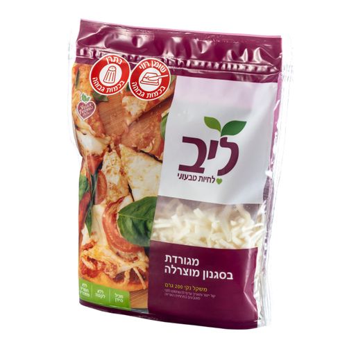 מגורדת בסגנון מוצרלה טבעונית ליב 200 גרם
