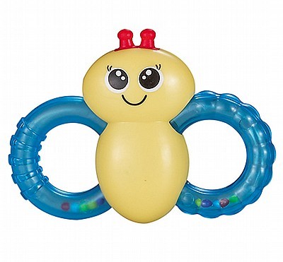 מארז 6 רעשני פלסטיק (2 משולבי נשכן)