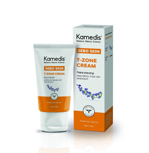קרם פנים טיפולי -קמדיס SEBO Skin T-Zone Cream 50 ml Kamedis