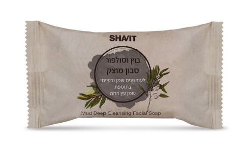 סבון מוצק בוץ וסולפור 125 גר - שביט