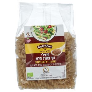 פסטה פוזילי טף ואורז מלא נוטרה זן
