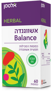 אשווגנדה Balance אלטמן 60 כמוסות