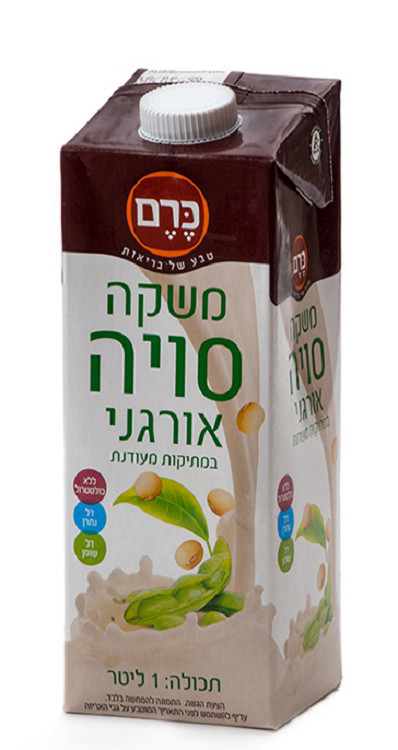 משקה סויה אורגני כרם
