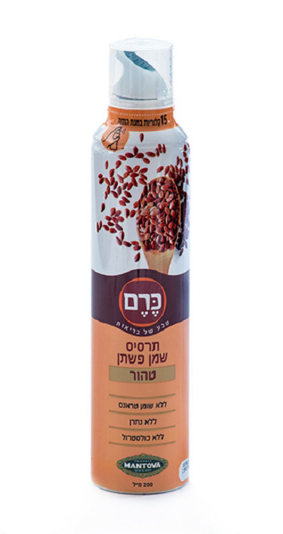 תרסיס שמן פשתן כרם