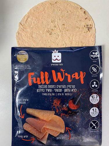טורטיה עדשים 210 גרם
