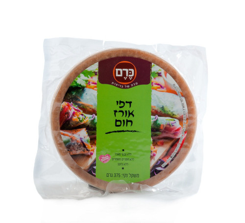 דפי אורז חום כרם