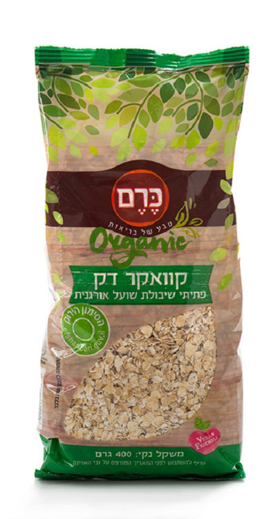קוואקר דק אורגני 400 גרם כרם