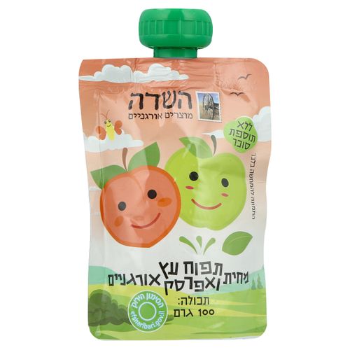 מחית תפוח ואפרסק השדה
