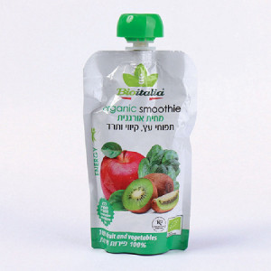 מחית אורגנית תפוחי עץ קיווי ותרד