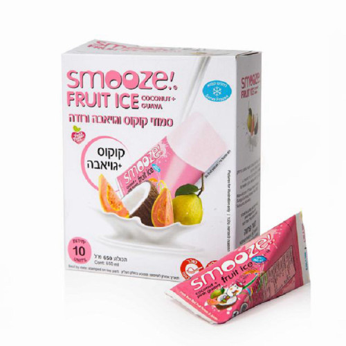 סמוזי - שלגון גויאבה ורודה וקוקוס להקפאה