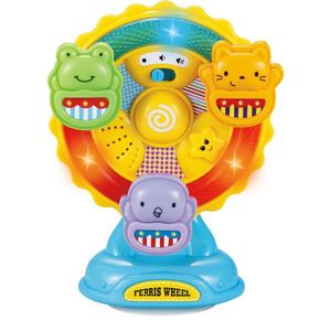 צעצוע גלגל ענק מנגן ומאיר עם אפשרות הצמדה לכיסא אוכל / שולחן