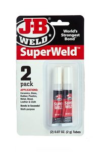 2 יחידות דבק מהיר SuperWeld