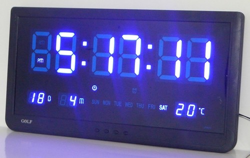 שעון לד כחול