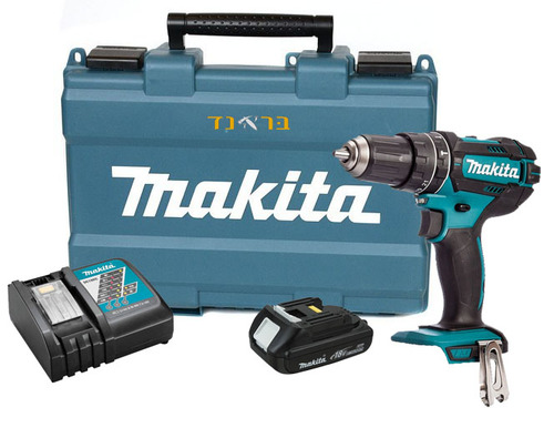 מברגה/מקדחה נטענת 18V + סוללה 1.5AH