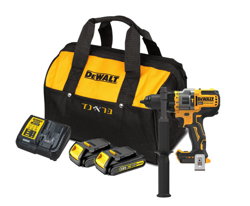 מברגה/מקדחה רוטטת 18V + שתי סוללות 1.3AH