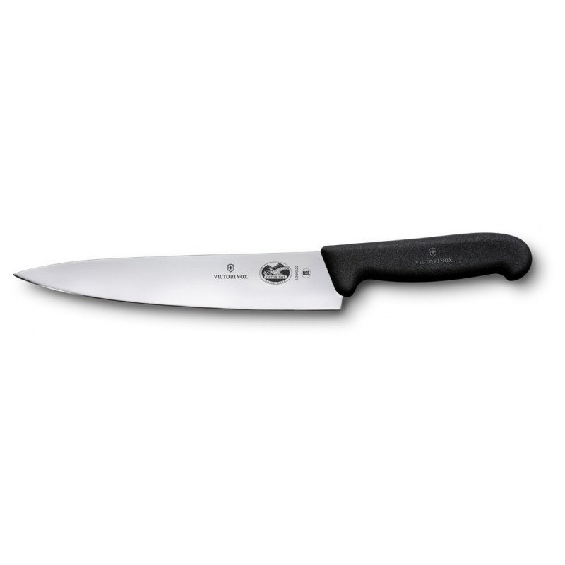 סכין שף 25 ס"מ ידית שחורה victorinox