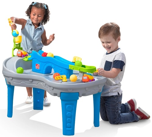 שולחן פעילות מסלולי כדורים + 2 משאיות ואביזרים נוספים 4955
