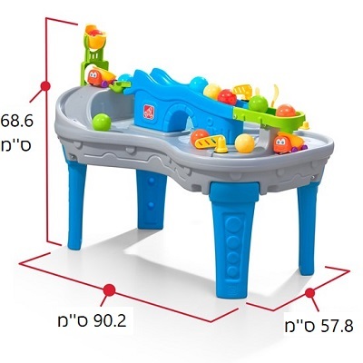 שולחן פעילות מסלולי כדורים + 2 משאיות ואביזרים נוספים 4955