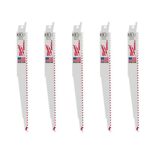 חבילת להבים למסור חרב לעץ 5 יחידות