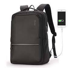 AOKING תיק גב קלאסי למחשב עד "16 עם חיבור USB חיצוני 